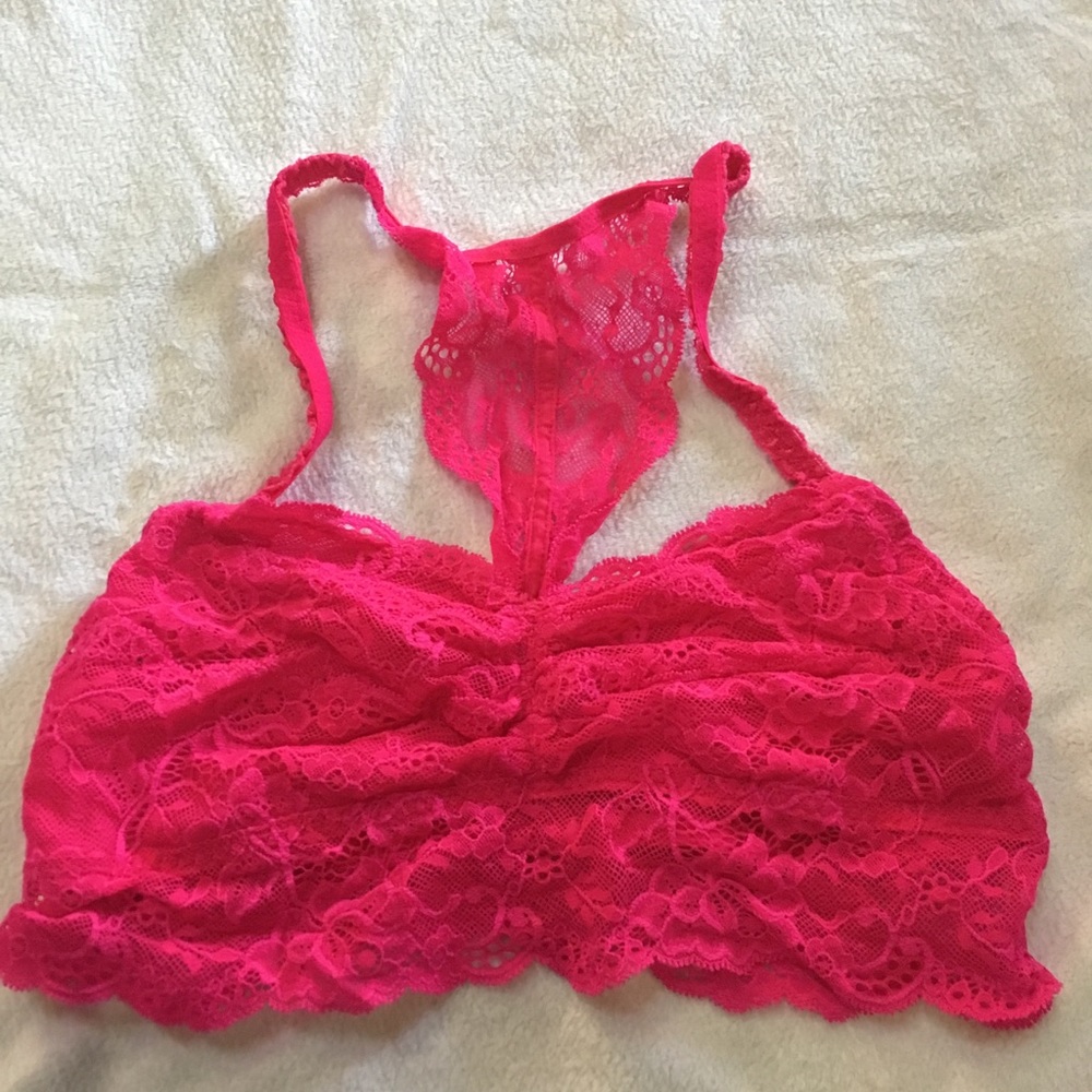 Bright Fuchsia racerback bralette